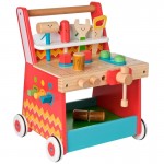 Antemergator din lemn cu multiactivitati Banc de Lucru Premergator